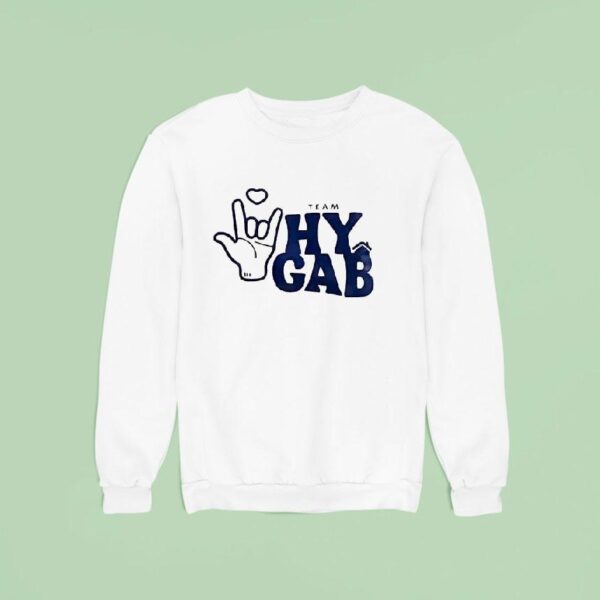 Team Hy Gab Sign Hand Sweatshirt