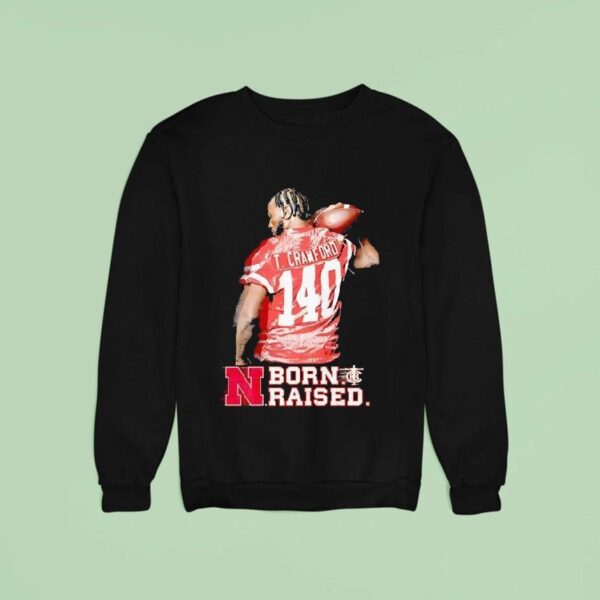 Terence Crawford Nebraska Cornhuskers Born Raised Sweatshirt