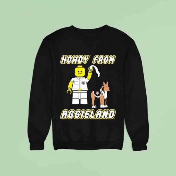 Texas Am Aggies Howdy From Aggieland Lego Sweatshirt