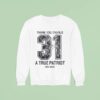 Thank You Charlie Kirk A True Patriot Signature Sweatshirt