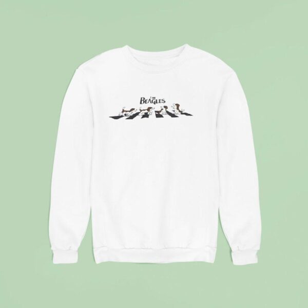 The Beagles Walking Crossing Sweatshirt
