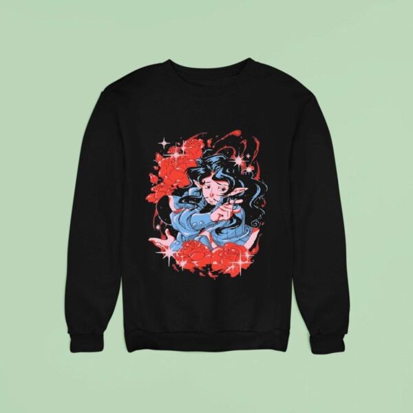 The Brightness Of Roses Waifu Anime Sweatshirt
