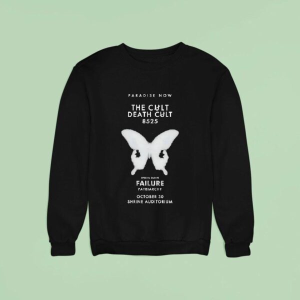 The Cult Death Cult Paradise Now Tour October At Shrine Auditorium Los Angeles Sweatshirt