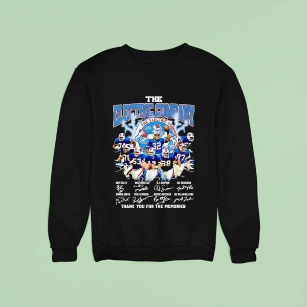 The Electric Company Thank You For The Memories Signatures Sweatshirt