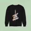 The Fat Electrician Death Before Dishonor Skull Knife Sweatshirt