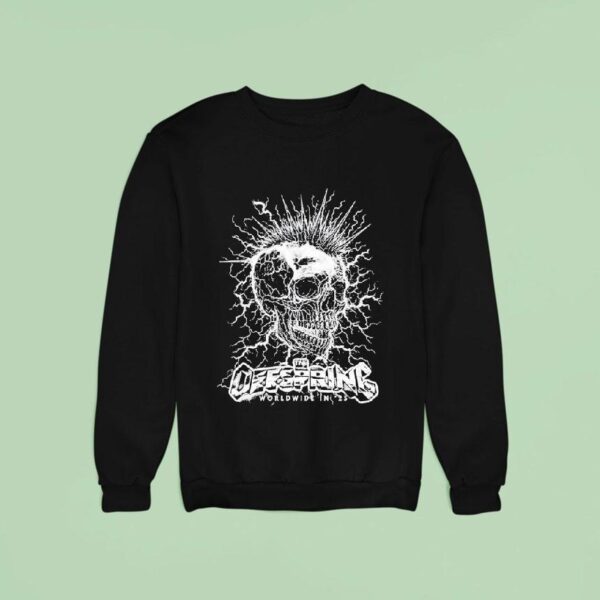 The Offspring Mohawk Worldwide Tour Skull Sweatshirt