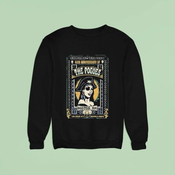 The Pogues September Concert Boston Ma Sweatshirt