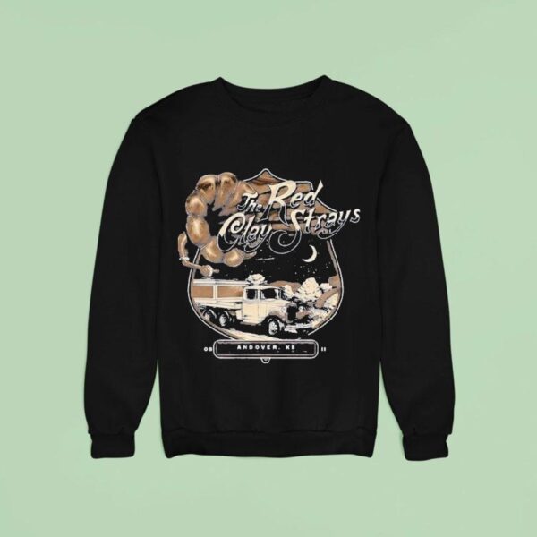 The Red Clay Strays Tour Andover Ks On September Sweatshirt