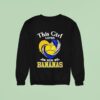This Girl Loves Her Savannah Bananas Baseball Hear Sweatshirt