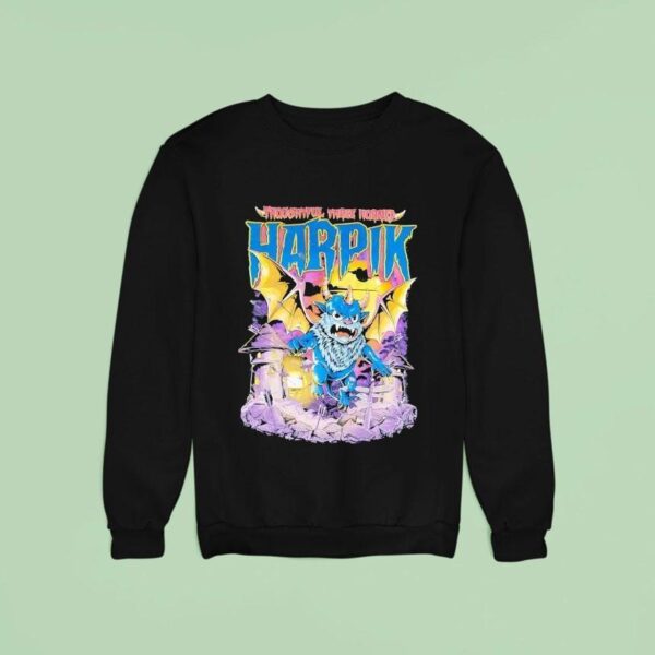 Thoughtful Three Horned Harpik Sweatshirt