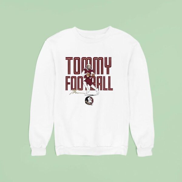 Tommy Castellanos Florida State Seminoles Football Signature Sweatshirt