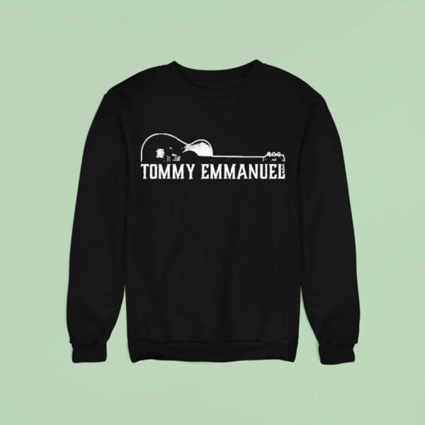 Tommy Emmanuel Tour In Japan Guitar Sweatshirt