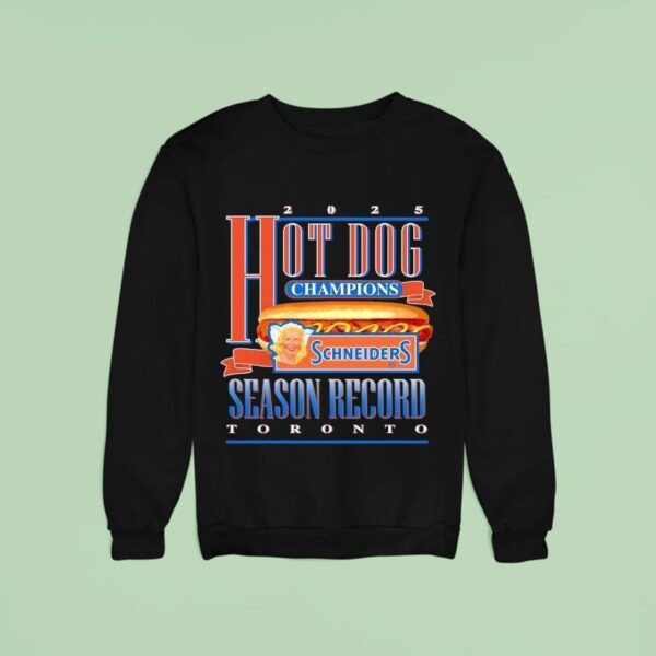 Toronto Blue Jays Hot Dog Champions Season Record Sweatshirt