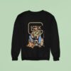 Trump The Th President Holding A Glock Sitting Next To A Hunting Dog Sweatshirt