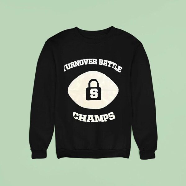 Turnover Battle Champs Football Lock Sweatshirt