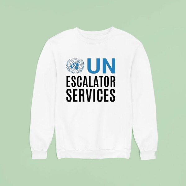 Un Escalator Services Logo Sweatshirt