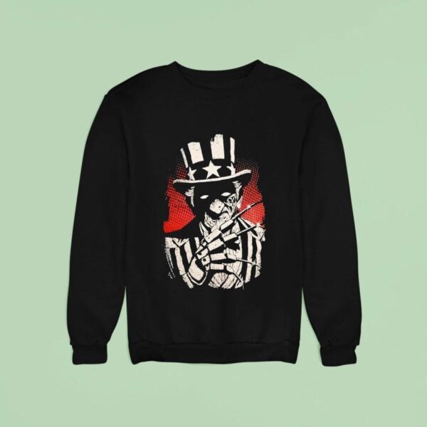 Uncle Kruger Style Uncle Sam Nightmare Sweatshirt