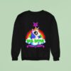Unicorn Hail Satan Rainbow Sweatshirt