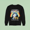 Unicorn Rainbow Some People Just Need A High Five In The Face With A Chair Sweatshirt