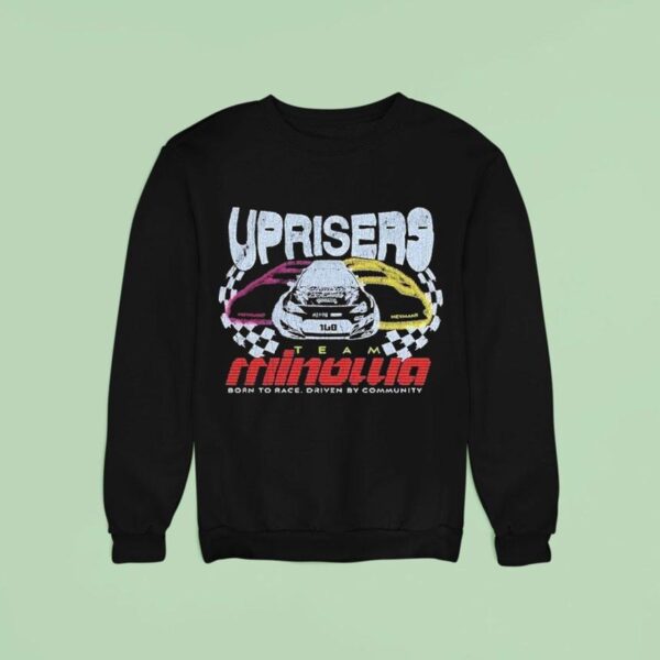 Uprisers X Minowa Reflective Born To Race Driven By Community Team Sweatshirt