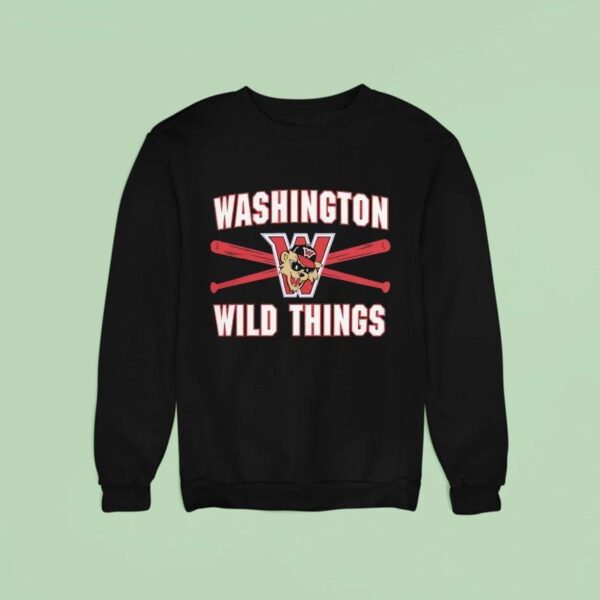 Washington Wild Thing Logo Sweatshirt