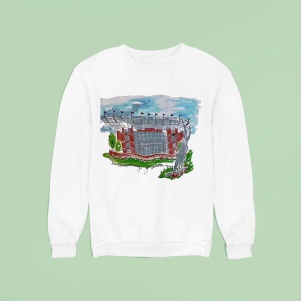 Watercolor Stadium The University Of Alabama Sweatshirt