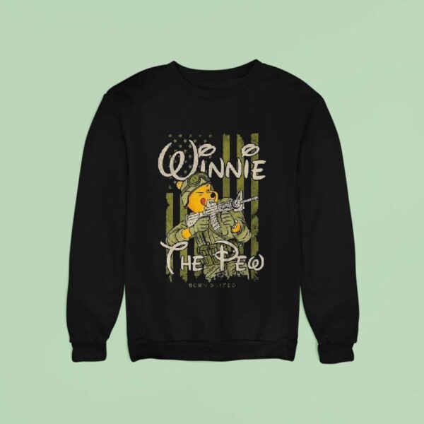 Winnie The Pooh Bear Winnie The Pew Born United Sweatshirt