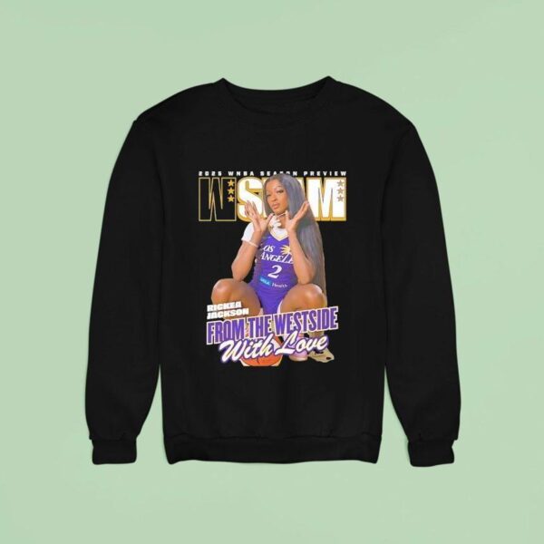 Wslam Rickea Jackson Wnba Season Preview Los Angeles Sparks Basketball Sweatshirt