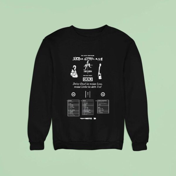 Xmal Deutschland The Myth Continues Ad Years Sweatshirt