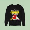 Yes I M Old But I Saw Kansas City Chiefs Greatness Super Bowl City Skyline Sweatshirt