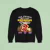Yes I M Old But I Saw Washington Redskins Greatness Super Bowl City Skyline Sweatshirt