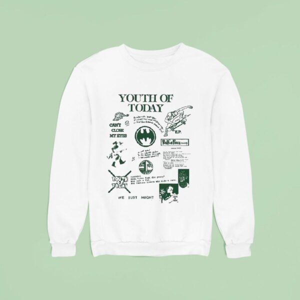 Youth Of Today Can T Lose My Eyes We Just Might Three Question Trivia Sweatshirt