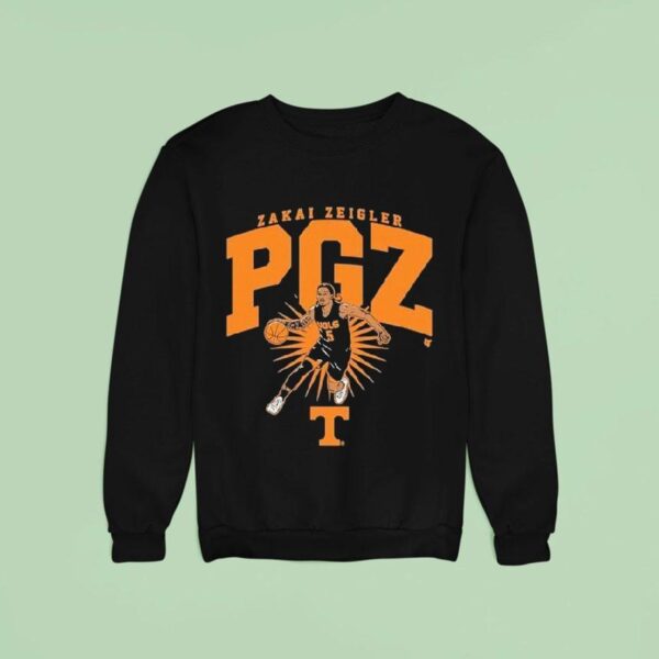Zakai Zeigler Pgz Tennessee Volunrs Basketball Sweatshirt