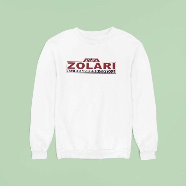 Zolari For Congress Cdtx Usa Sweatshirt