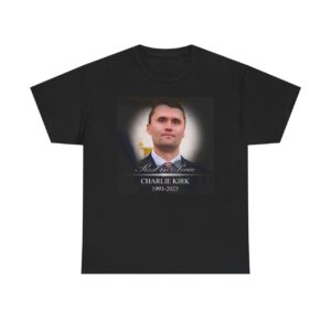 charlie kirk shot dead at utah campus event shirt