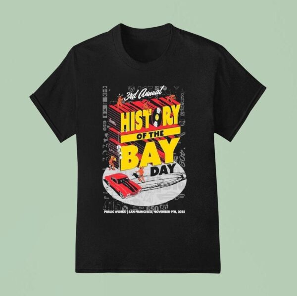 Rd Annual History Of The Bay Day Nov San Francisco Tour T Shirt