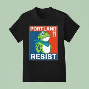 Resist Portland Frog T Shirt