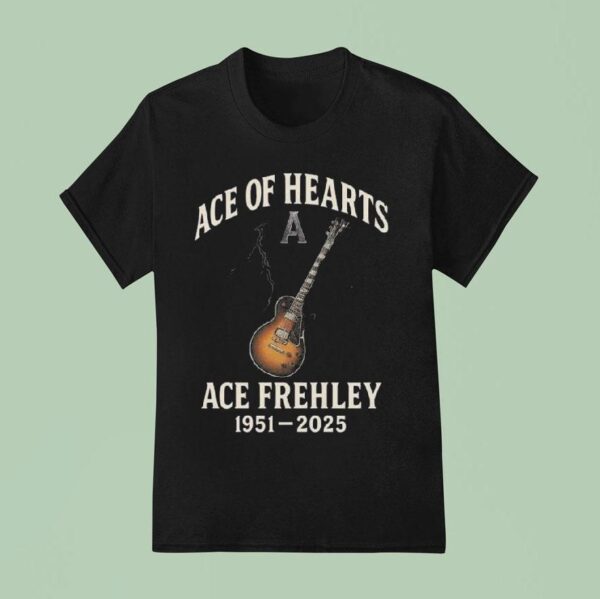 Ace Of Hearts Ace Frehley T Shirt