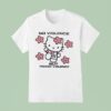 Acxdc Hello Kitty No Violence But Power Violence T Shirt