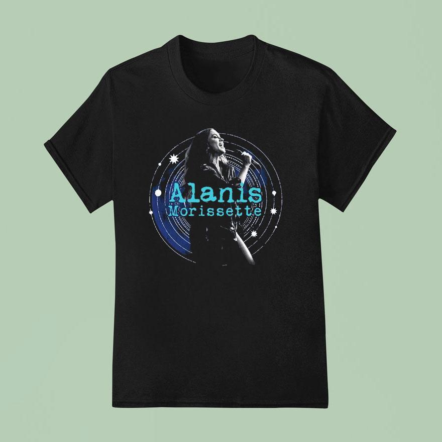Alanis Morissette Star Rings  Tour T Shirt