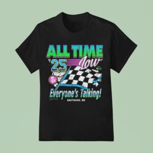 All Time Low Everyone S Talking Racing T Shirt