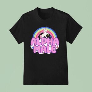 Alpha Male Unicorn Rainbow T Shirt