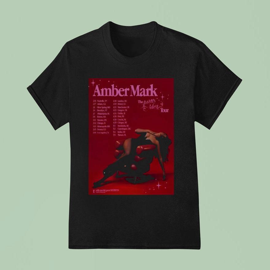Amber Mark The Pretty Idea Tour  Dates T Shirt