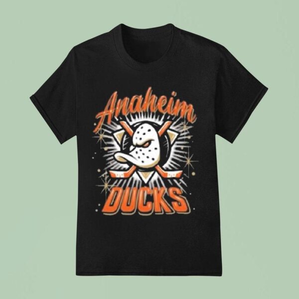 Anaheim Ducks Spray On T Shirt