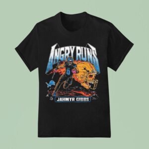 Angry Runs Lions Jahmyr Gibbs T Shirt