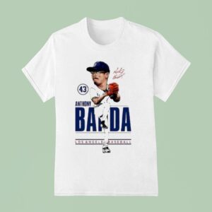 Anthony Banda Los Angeles Dodgers Caricature T Shirt