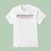 Antifascist Proud American T Shirt
