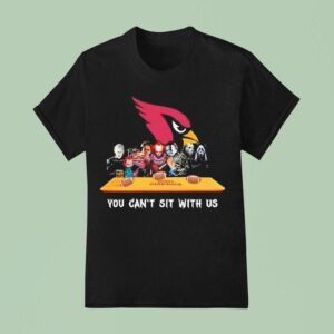Arizona Cardinals Horror Movies Halloween You Can T Sit With Us T Shirt