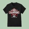 Arkansas Razorbacks Sec Women S Soccer Regular Season Champions Locker Room T Shirt