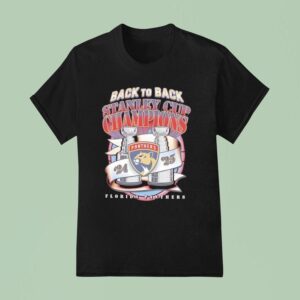 Back To Back Stanley Cup Champions Florida Panthers Hockey T Shirt